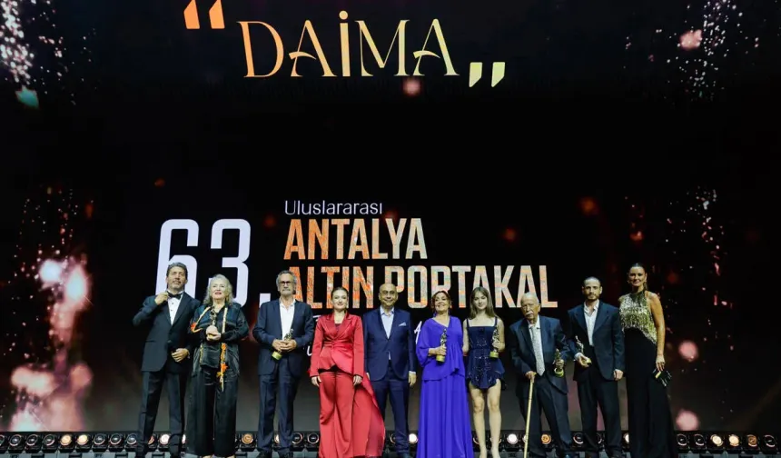 63. Antalya Altın Portakal Film Festivali törenle başladı: Onur ve emek ödülleri sahiplerini buldu