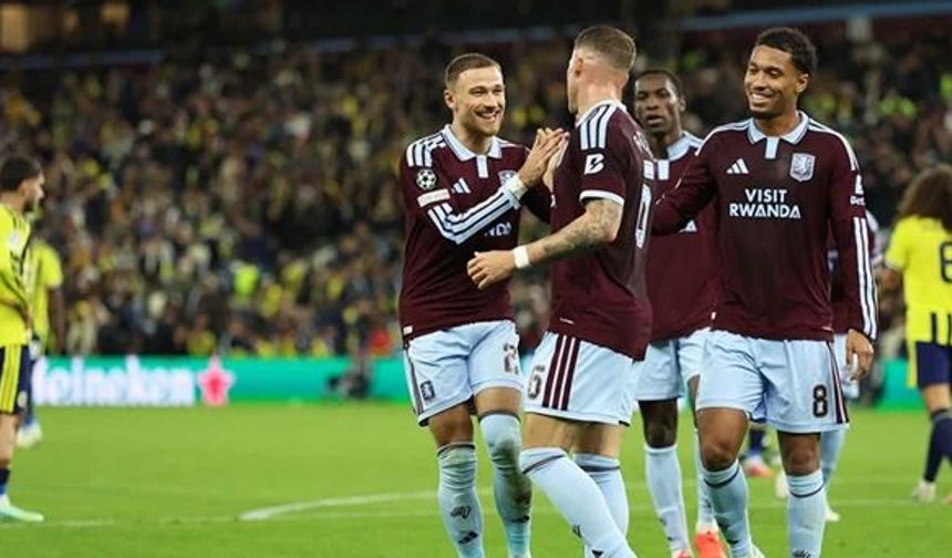 Fenerbahçe, Şampiyonlar Ligi’nde Aston Villa’ya 6-0 mağlup oldu