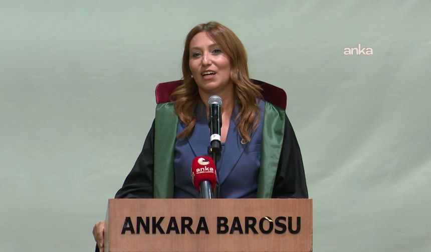 Ankara Barosu başkanlık seçimini, Elçin Özge Şimşek Çağlayan kazandı