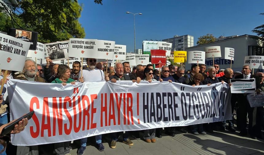 Gazeteciler on ayrı kentten ses yükseltti: “Sansüre hayır! Habere özgürlük!”