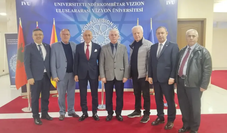 Gazeteciler Cemiyeti'nden Gostivar’daki Vizyon Üniversitesi'ne ziyaret