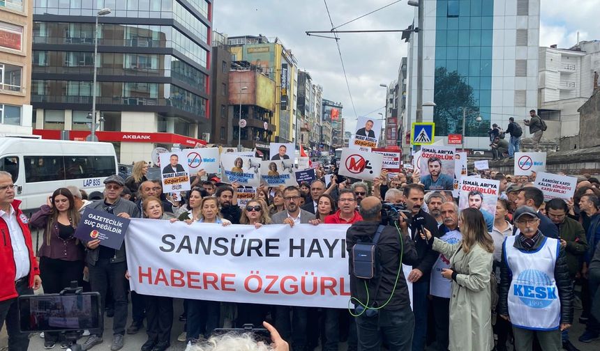 Gazeteciler bugün basın özgürlüğü için Türkiye'nin dört bir yanında sokaktaydı