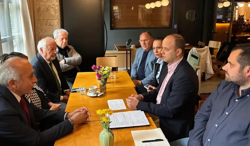 Gazeteciler Cemiyeti, Üsküp'te Kuzey Makedonya Gazeteciler Derneği ile bir araya geldi