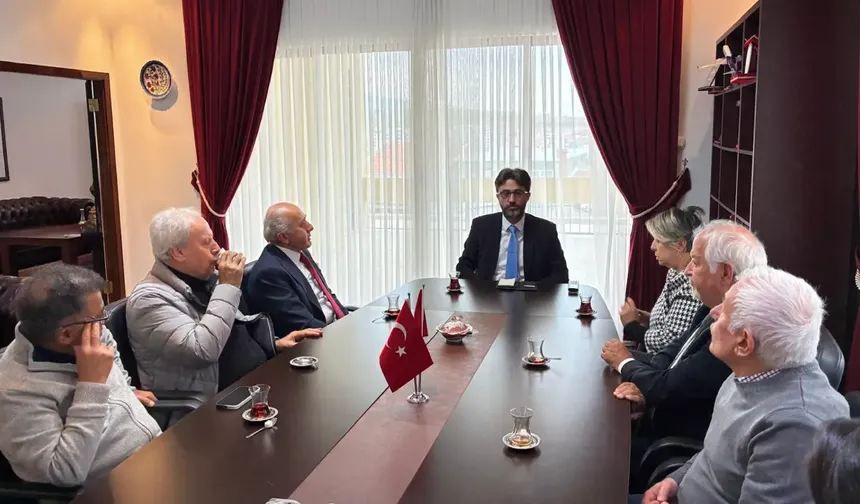 Gazeteciler Cemiyeti heyetinden Üsküp Büyükelçisi Alper Aktaş’a ziyaret