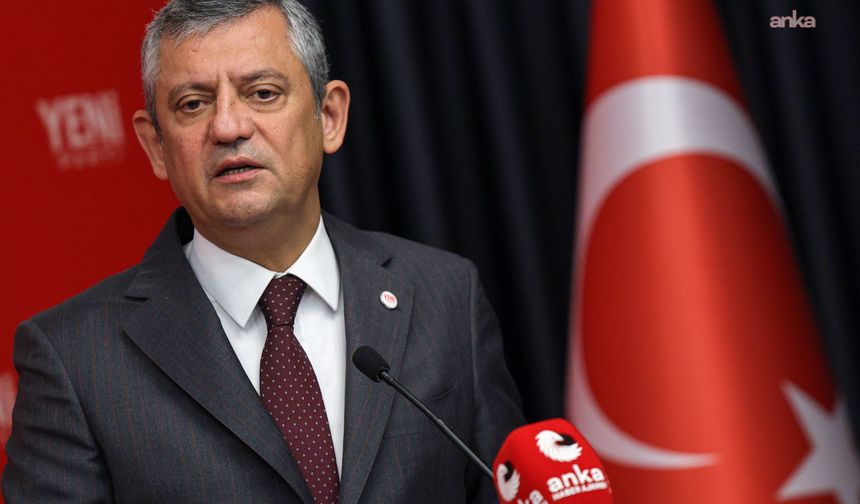 Özel’den Sarıgül soruşturması mesajı: “İfadeleri görmeden karar veremeyiz"